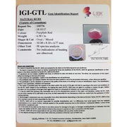 4.87 Ratti Natural New Burma Ruby with Govt. Lab Certificate - (4551)